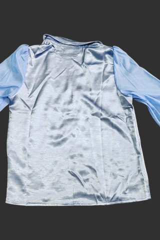 Camicia azzurra elegante maniche lunghe