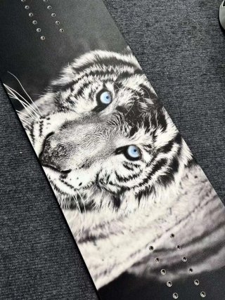 Tabla Snowboard Diseño Tigre Azul