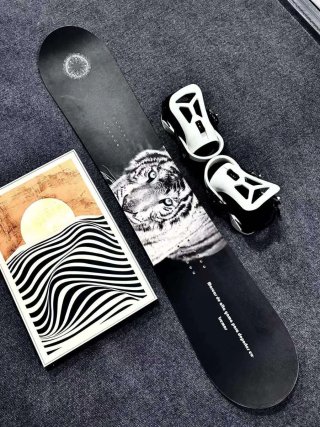 Tabla Snowboard Diseño Tigre Azul