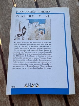 Libro Platero y yo