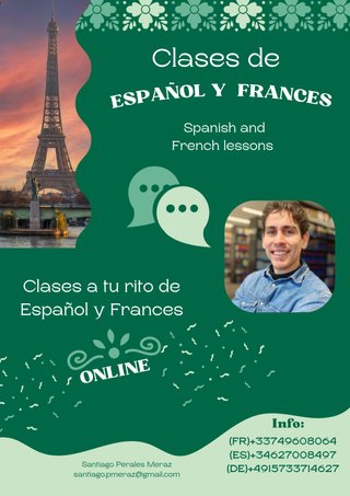 CLASES DE ESPAÑOL Y FRANCES