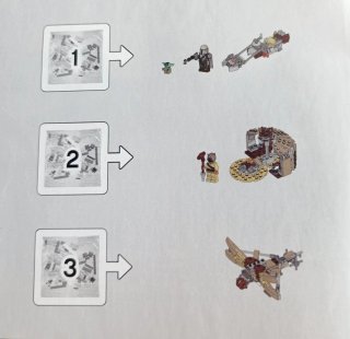 Lego Star Wars 75299 . Trouble on Tattoine.