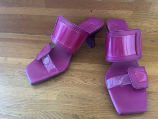 Sandalias Tacon Hispanitas Talla 37 Malva