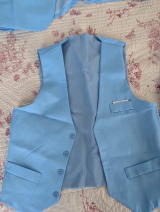 Traje azul de 3 piezas