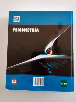 Libro Psicometría UNED (manual + formulario)