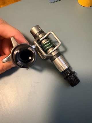 Pedales Crankbrothers Egg Beater 2 Plata/Verde