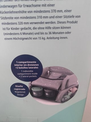 Asiento elevador Jané Avant convertible en bolso