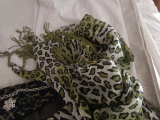 Conjunto Bolso y Fular Animal Print