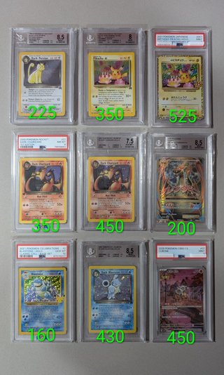 Cartas Pokémon Graduadas PSA