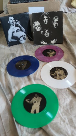 "QUEEN" vintage box interviews 7"