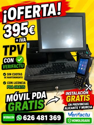 TPV Verifactu 395€ + IVA