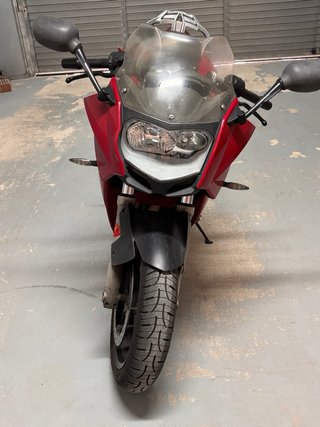 BMW F800S Roja con Maletas