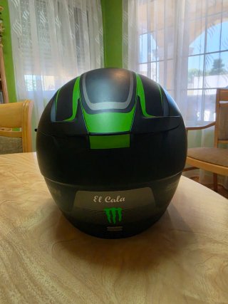 Casco Scorpion Negro y Verde