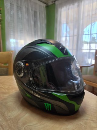 Casco Scorpion Negro y Verde