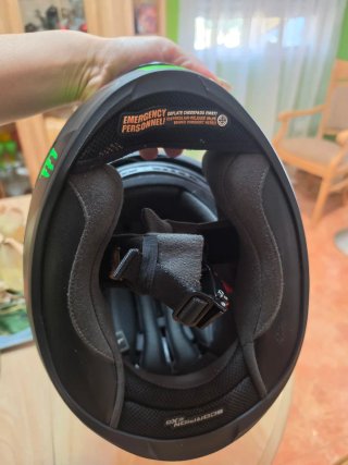 Casco Scorpion Negro y Verde