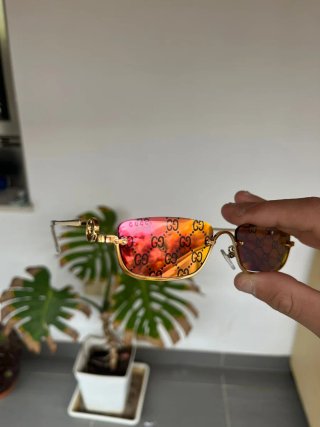 Gafas de Sol Gucci Doradas y Rosas