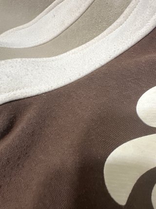 Chaqueta Bershka Marrón y Beige