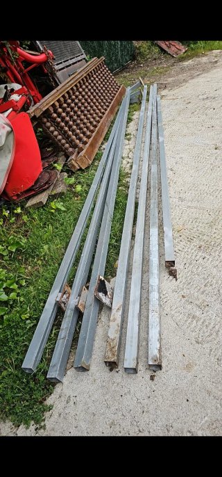 Cuadradillos galvanizados 15 unidades