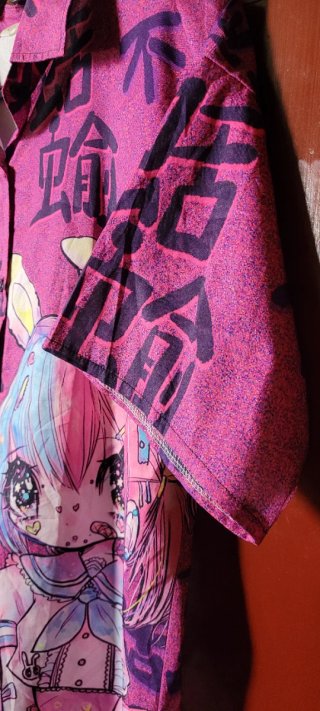 Camisa Estampada Anime Manga Corta