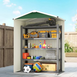 Casetta da Giardino in Acciaio 1.1m² con Porta Sco