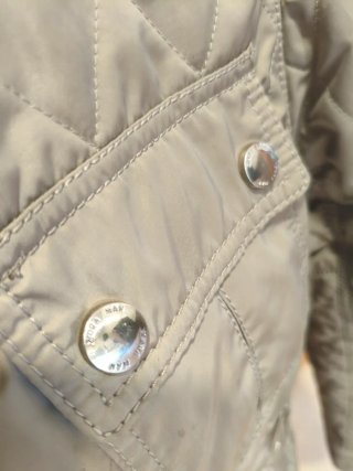 Chaqueta acolchada Zara Hombre Beige