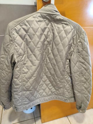 Chaqueta acolchada Zara Hombre Beige