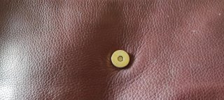 Borsa clutch vintage vera pelle made Italy