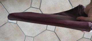 Borsa clutch vintage vera pelle made Italy
