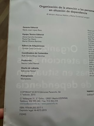 Organización de la atención a las personas en s...