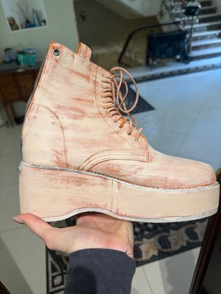 Botas TRUELOVE cuero natural personalizadas