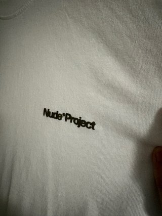 Camiseta Nude Project Blanca Talla XS SOLO ENVIOS