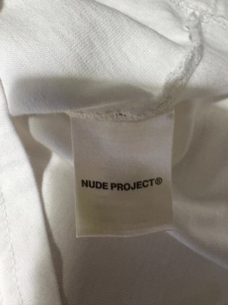 Camiseta Nude Project Blanca Talla XS SOLO ENVIOS