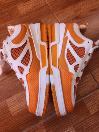 Zapatillas Louis Vuitton Naranja y Blanco
