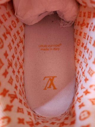 Zapatillas Louis Vuitton Naranja y Blanco