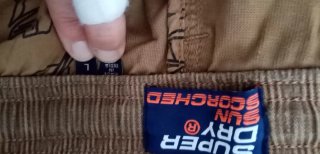 Pantalón corto Superdry hombre marrón