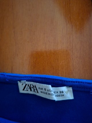 Top tirantes azul talla S