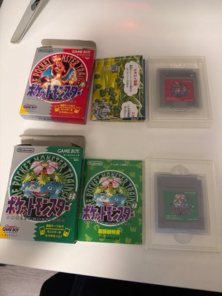 Pokémon Verde y Rojo Japonés Game Boy RPG
