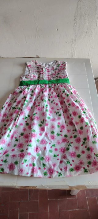 Abito bambina floreale estivo
