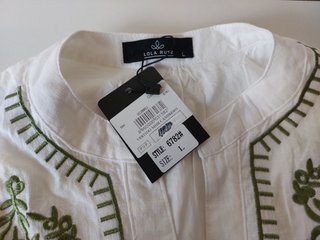 Vestido midi camisero blanco Lola Ruiz nuevo