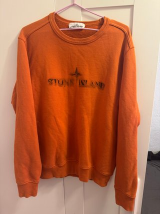 Sudadera Stone Island Naranja