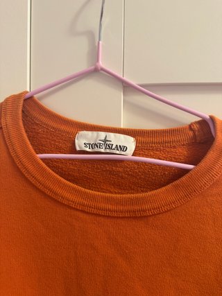 Sudadera Stone Island Naranja
