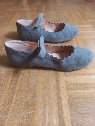 Zapatos niña talla 35 grises