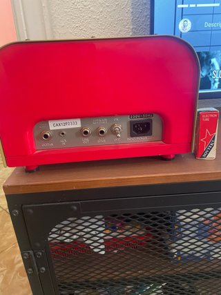 Amplificador Fender Greta Rojo