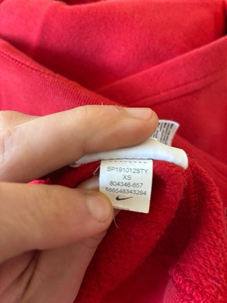 Sudadera Nike Roja