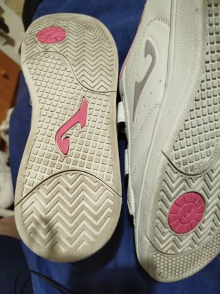 Zapatillas Joma blancas y rosas