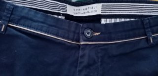 Pantalón corto hombre azul