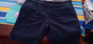 Pantalón corto hombre azul