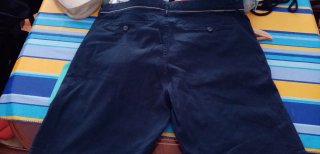 Pantalón corto hombre azul