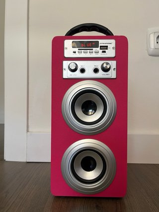 Altavoz Karaoke Dynasonic E-025 con Micrófono