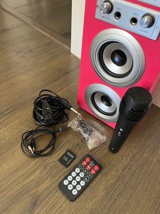 Altavoz Karaoke Dynasonic E-025 con Micrófono
